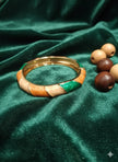 Tropical Mosaic Enamel Bangle Bracelet