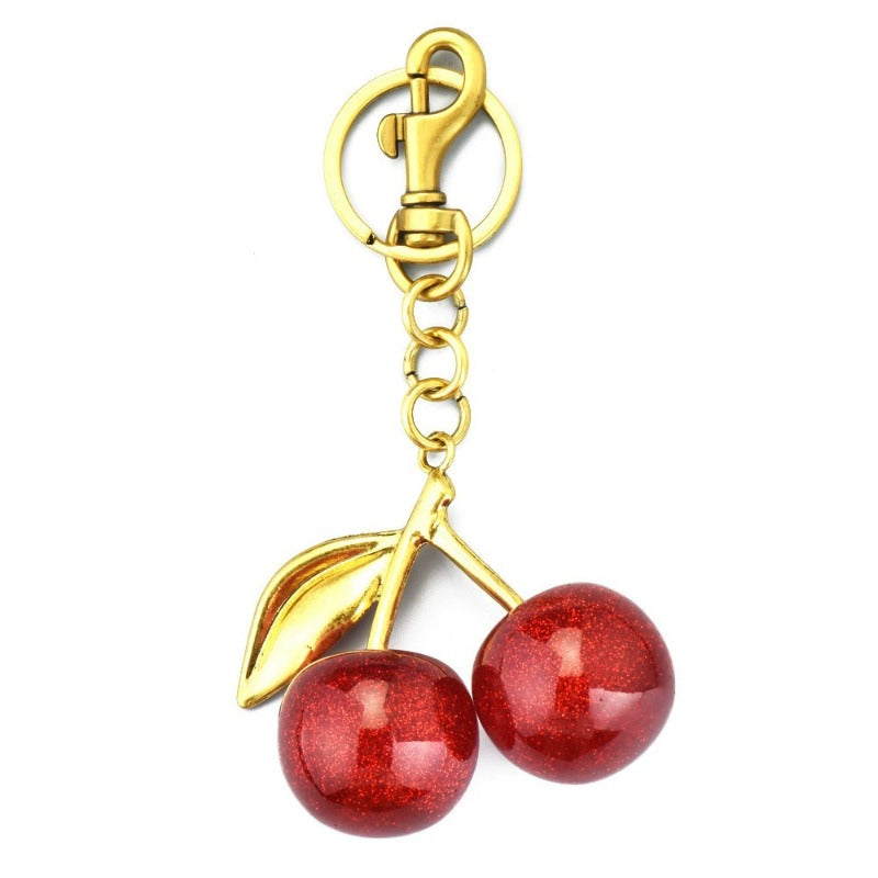 Sparkling Cherry Keychain